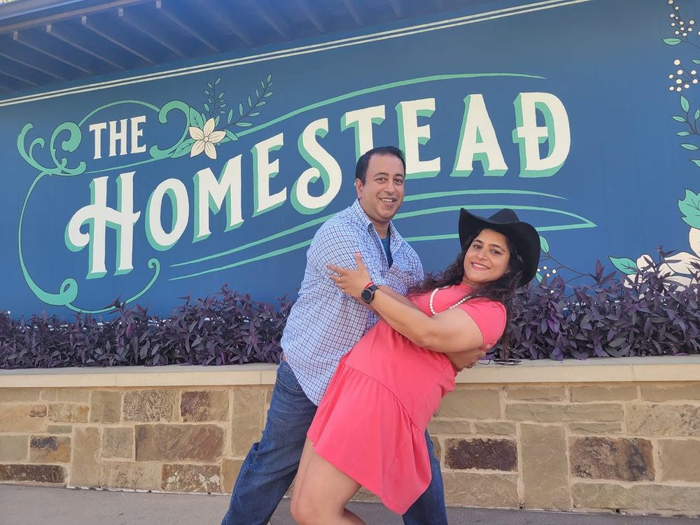 Deepak and Krupa dancing at The Homestead